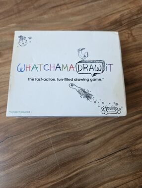 WhatchamaDRAWit Drawing Game - White Box